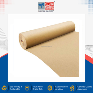 Papier kraft brun enduit de PE vierge/recyclé de qualité alimentaire, prix d'usine, vente chaude, logo personnalisé, pour achat en gros - Product Image 2