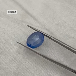 Saphir bleu ovale 100 % naturel de 8,1 carats, pierre précieuse brute aux couleurs bleues riches, pour la fabrication de bijoux et les collections de créateurs - Product Image 2