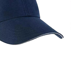 หมวกแก๊ปตาข่ายสีน้ำเงินกรมท่าแบบคลาสสิก หมวกเบสบอลแบบ snapback ปรับได้สำหรับทุกเพศ หมวกกีฬา สกรีนโลโก้ได้ ผลิตในปากีสถาน - Product Image 4