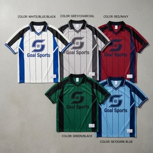 Goal Sports Camisetas de Fútbol Sublimadas Unisex, Uniformes de Equipo Personalizados, Camisetas de Fútbol de Poliéster de Manga Larga de Malla de Secado Rápido - Product Image 4