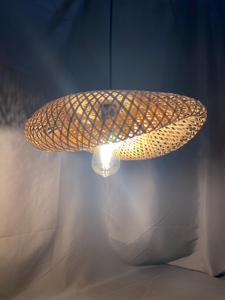 Handwoven Rattan Pendant <b>Light</b> Bamboo <b>Ceiling</b> Lamp Rustic <b>Boho</b> Hanging <b>Light</b> Home Decor Supplier Manufacturer - Product Image 2
