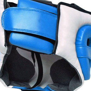 Protection de la tête, casque d'arts martiaux, casque de boxe, casque de sparring en cuir, casque d'entraînement de boxe, protections de tête pour la boxe - Product Image 4