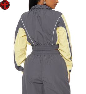 Conjuntos Deportivos para Mujer, Chaqueta Cortavientos con Cremallera, Conjunto de Pantalones y Chaqueta Cortavientos Personalizados, Últimos Conjuntos de Chaquetas Cortavientos para Mujer - Product Image 6