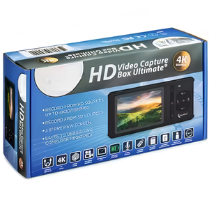 Carte de capture vidéo HDMI 4K avec enregistrement audio-vidéo 1080P 60FPS, convertisseur RCA AV S-Video vers USB pour VHS, magnétoscope, jeux et streaming - Product Image 5