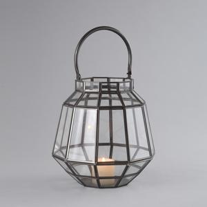 Silver Metal <b>Lantern</b> With Intricate Cutout Pattern Portable Home Decoration Candle Holder Or <b>Moroccan</b> <b>Lanterns</b> - Product Image 3