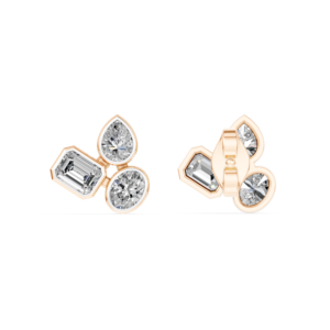 Boucles d'oreilles en or massif 14K 9K 10K 18K avec diamant de laboratoire 0,98 carats IGI RJC ODM OEM Fabricant de bijoux fins éthiques EA502448 - Product Image 5