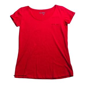 Diseño de moda para mujer, venta al por mayor, precio de fábrica barato, 100 algodón, 160 Gsm, manga corta, cuello redondo, Camiseta de algodón supersuave para mujer - Product Image 1