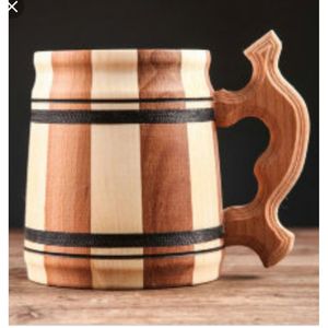 Gobelet à boisson en bois fait à la main ajoute du charme à l'expérience culinaire - Product Image 2