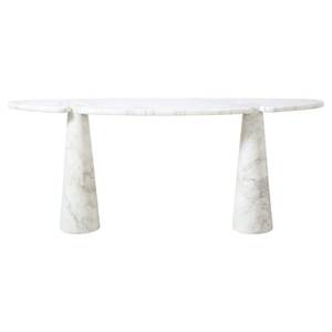 Latest Grey Marble Console <b>Table</b> Full Stone Frame Luxury Entryway Sofa <b>Table</b> For Home Hotel Lobby Interior Decor Wholesale Stock - Product Image 6
