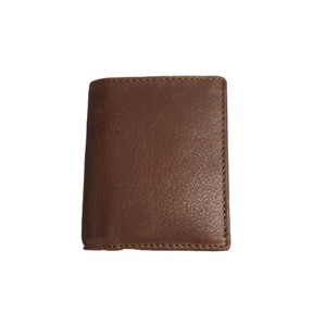 Two Toned Cow Vintage Leather Front Pocket <b>Wallet</b> Zipper Credit Card Coin ID <b>Holder</b> RFID Blocking Cheap Low MOQ All Season Short - Product Image 4