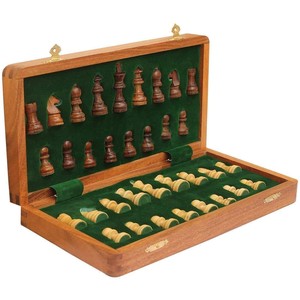 Jeu d'échecs en bois de bambou écologique |   Jeux de société en bois en gros - Product Image 3
