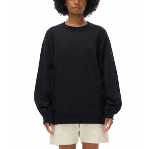 Fabricante OEM ODM de Sudaderas con Efecto Desgastado para Hombre y Mujer, Sudadera Oversize Vintage con Cuello Redondo, Ropa Urbana al por Mayor - Product Image 1