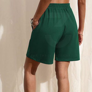 Shorts de Algodón Suave para Uso Diario, Corte Regular, Cintura Alta, Transpirables, Ecológicos, Casuales, Modernos - Product Image 5
