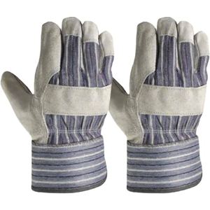 Guantes de Trabajo Industriales de Primera Calidad, Resistentes, de Cuero Vacuno, Resistentes a Pinchazos, Abrasión y Calor, para Uso General - Product Image 4