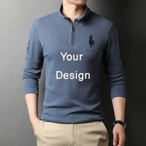 ชุดเดรสแขนยาวใส่สบายเสื้อโปโลสำหรับใส่100% งานปักเสื้อโปโล - Product Image 6