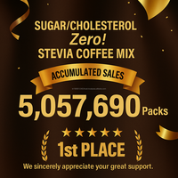 Mélange de café à la stévia, sans sucre, 9,5 g x 30 bâtonnets, boîte sans sucre, goût sucré, OEM de Corée