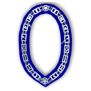 Collar de cadena masónica de diseño personalizado con eslabones detallados, collar de cadena masónica profesional para funciones de logia. - Product Image 1