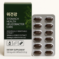 Extrait de Glycyrrhiza Glabra pour la Santé de l'Estomac et la Protection des Muqueuses, Complément Alimentaire Coréen OEM