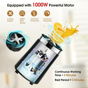 Licuadora Portátil de 1000W con Diseño de 6 Cuchillas - Product Image 5