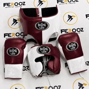 Conjuntos de Sparring de Boxeo Personalizados No Boxing No Life, Kit de Sparring de Boxeo Profesional de Alta Calidad en Cuero con Guantes, Protector de Cabeza y Protector Inguinal - Product Image 6
