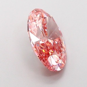 Diamant CVD rose vif fantaisie de forme ovale modifiée, cultivé en laboratoire, 2 carats, clarté VS1, polissage excellent, diamant non monté pour bijoux - Product Image 4