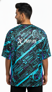 T-shirt de sublimation surdimensionné de qualité supérieure pour hommes, streetwear urbain, coupe ample décontractée, vêtements tendance - Product Image 4
