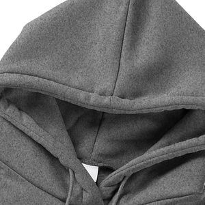 Ensemble de survêtement de sport pour homme en molleton de coton, avec sweat à capuche et pantalon de jogging - Product Image 5