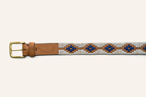 Polo Leather <b>Belts</b> \ Custom Polo <b>Belt</b> Genuine Leather Argentinian Embroidery Polo Leather <b>Belt</b> - Product Image 4
