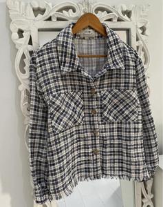 Oversized Plaid <b>Flannel</b> Shirt <b>Jacket</b> | Summer/Winter Eco-Friendly Breathable Shacket | Soft Brushed Fleece Button-Down Women's - Product Image 3