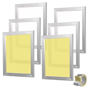 Kit per Serigrafia in Alluminio a 6 Pezzi (16x20 Pollici) con Rete a 110 Maglie - Product Image 1