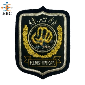 Insignia Redonda de la Federación Saudí de Karate para Bolsillo, Parches Bordados Personalizados para Clubes de la Federación SKA de Karate - Product Image 3