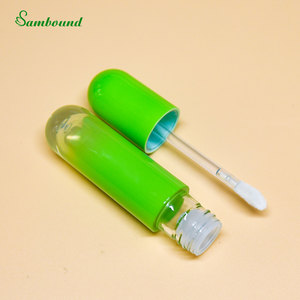 Wholesale Empty Cute Lip Gloss Tubes Glossy Lid PET Plastic Bottle Transparent Custom Logo Sambound Model 7172 Surface Printed - Product Image 4