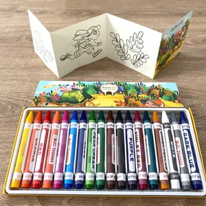 18 Colors Non-Toxic Wax Crayon Sets Customized Wax Crayon Set - Product Image 1