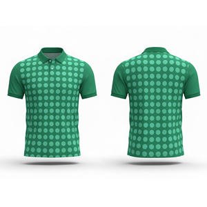 เสื้อโปโลพิมพ์ลายดิจิตอลแบบซับลิเมชั่น – เสื้อทีมพิมพ์ลายทนต่อการซีดจางสำหรับผู้ชาย ผู้หญิง และเยาวชน แห้งเร็ว ระบายอากาศได้ดี เหมาะสำหรับการเล่นกีฬา - Product Image 1