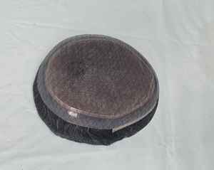 Peluca de Cabello Remy para Hombre de Calidad Premium, Cabello Lacio Rizado, Tupé con 100% de Densidad, el Mejor Cabello para Hombres - Product Image 5