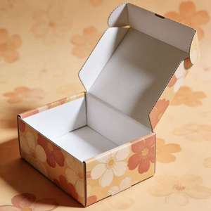 Boxit.pk Custom <b>Brown</b> Kraft Corrugated Gift Packaging <b>Box</b> with Spot UV Matt Lamination & 4C Printing Recycled Materials - Product Image 3