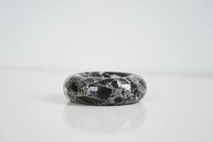 Bandeja Decorativa de Piedra Natural en Forma de Donut, Diseño Moderno, Mármol Zebra Negro, Decoración de Lujo para el Hogar - Product Image 6