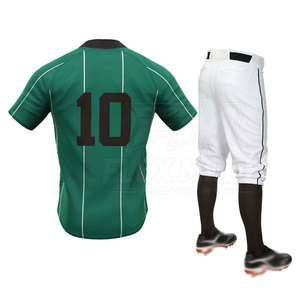 Ensemble d'uniformes de baseball personnalisés de qualité supérieure pour hommes adultes, écoles, clubs, respirant, 100 % polyester, maillot et pantalon, service OEM, logo - Product Image 2
