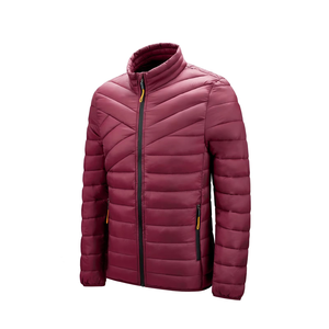 Chaqueta Acolchada Ligera y Resistente al Viento para Hombre, Último Modelo, Personalizada con Impresión de Logotipo, Tela de Lona, para Invierno, Nueva Llegada - Product Image 1