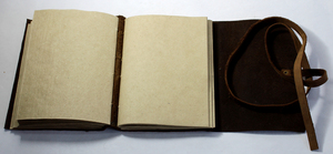 Carnet A5 à couverture rigide avec 120 feuilles, cadeau promotionnel personnalisé - Couverture en chanvre - Product Image 3