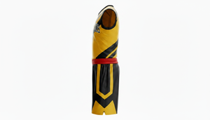 ชุดยูนิฟอร์มบาสเก็ตบอลแบบกำหนดเอง เสื้อแขนกุดและกางเกงขาสั้น ชุดกีฬาระบายอากาศ ชุดฝึกซ้อม - Product Image 3