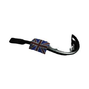 Banda para cejas de cuero al por mayor de exportador indio con diseño de Bandera de País para productos de caballo. - Product Image 1