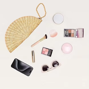 Elegant Handmade Water Hyacinth Coin <b>Purse</b> Women Lightweight Durable Eco Friendly Daily Use <b>Small</b> Pouch Bag - Product Image 3