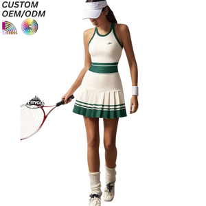 ชุดเสื้อผ้าเทนนิสแบบระบายอากาศได้ดีพร้อมกางเกงขาสั้น แห้งเร็ว รับผลิตแบบ OEM ODM สำหรับขายส่ง พร้อมโลโก้ด้านหน้า - Product Image 2