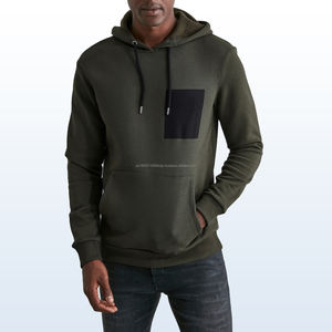 Meilleures ventes Pull-over à capuche pour homme avec logo personnalisé Poids lourd Manches longues Coupe ajustée Matériau de haute qualité Unisexe Grande taille - Product Image 4
