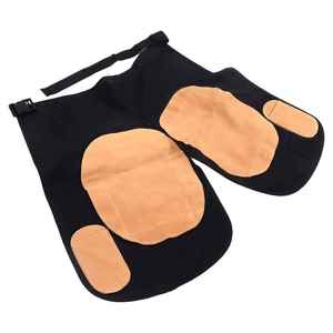 Leather Farrier <b>Apron</b> High Quality Genuine Leather <b>Half</b> Chaps Farrier <b>Apron</b> Heavy Duty Canvas - Product Image 4