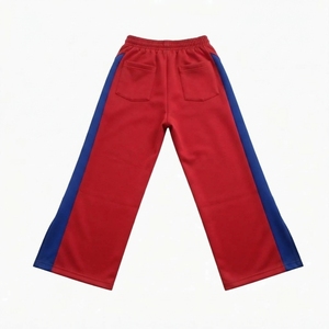 2026 Custom Plus Size Cotton fleece High Quality Breathable Mid Wide Leg Men's Sweatpants Baggy Streetwear <b>Elastic</b> <b>Waist</b> <b>Trouser</b> - Product Image 2