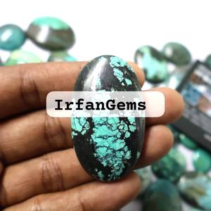 Beautiful Natural Tibetan Turquoise Gemstone Cabochon Gemstone Wholesale Lot Mix Shape Fine Natural Gemstone for Jewelry Making - Product Image 4