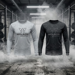 Camiseta Deportiva de Manga Larga para Hombre, de Alto Rendimiento, Secado Rápido, para Gimnasio, Fitness, Entrenamiento, Running, Cross Training y Actividades al Aire Libre - Product Image 3