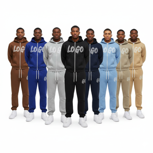 Conjuntos de Chándal Personalizados con Lavado Ácido, 400 GSM, Pierna Recta, Estilo Distressed, Sudadera con Capucha y Pantalones de Chándal, Unisex, Invierno - Product Image 2